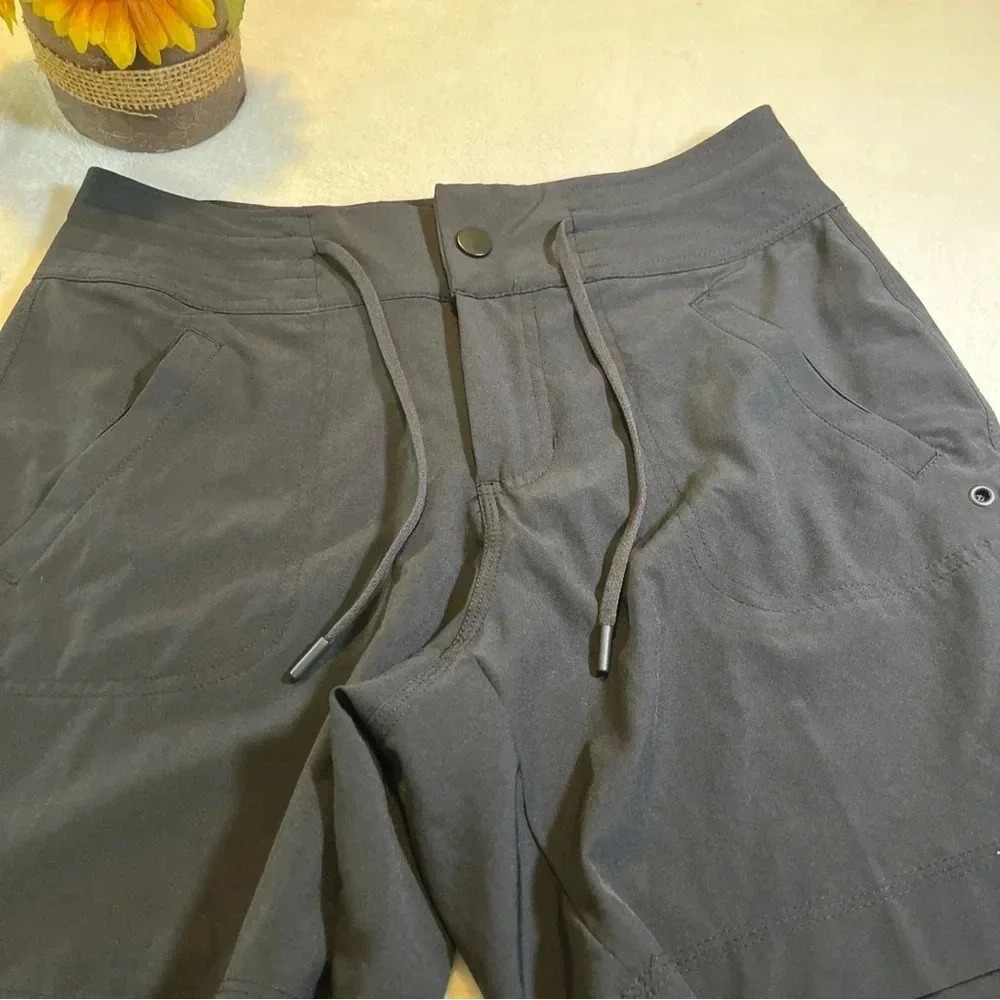 🖤 Women’s Black Athletic Casual Shorts with Drawstring Waist 🖤size XS - Picture 4 of 6